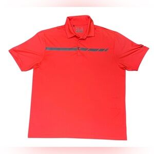 Under Armour HeatGear Loose Men’s XL Golf Polo Blue Monster Embroidered Sleeve